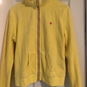 Lilly Pulitzer Velour Zip Up Jacket
